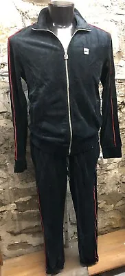Fila Velour Track Suit Classic Deverall New With Tags • $115