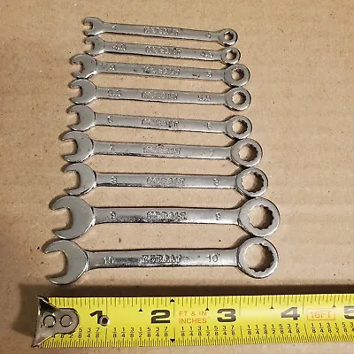 Kobalt Mini Combination Wrenches Metric 9 Pc Set 4mm - 10mm • $9.85