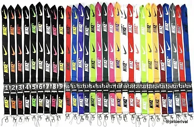 Nike Lanyard With Detachable ID Badge Keychain (29 Colors) • $2.99