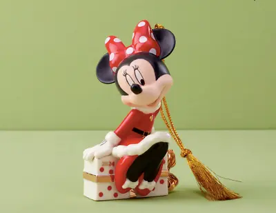 Lenox Minnie Mouse Sitting Gift Annual Christmas Ornament New 2024 895792 Disney • $39.95