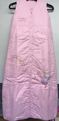 Babies Toddler Sleeping Bag 2.5tog 12-36 Months Pink Fairy Wishes Kiddy Kaboosh  • £7.95