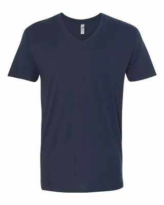 $8.95 • Buy Next Level Premium Men's V-Neck T-Shirt Ultra Soft Basic Plain V Neck Tee, 3200