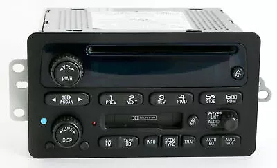 00-05 Chevy Monte Carlo Impala Radio AM FM CD Cass W Bluetooth Part 09394159 • $325