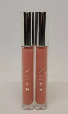 Mally Ultimate Performance Lip Gloss Cherry Blossom .11 Oz Flaw Lot Of 2 • $7.99