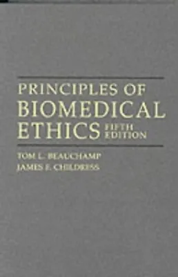 Principles Of Biomedical Ethics By Childress James F. Paperback Book The Cheap • £4.99