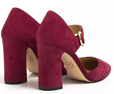 NEW Michael Kors Women Alana Burgundy Suede Mary Jane Size 9.5 No Box • $35