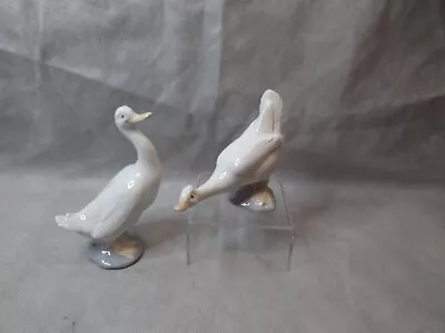 Pair Of Nao By Lladro Geese/duck Figurines • £15