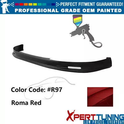 Fits 99-00 Honda Civic JDM Mugen Front Bumper Lip Spoiler PP #R97 Roma Red • $231.99