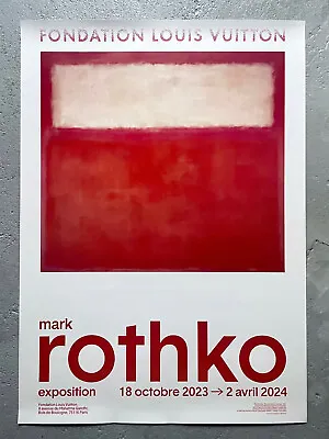 Mark Rothko - Exhibition Poster 1 - Fondation Louis Vuitton 2024 • $189.44