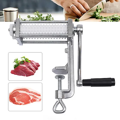 Meat Tenderizer Cuber Steak Machine Hand Crank Flatten Kitchen Butchers Tool • $48