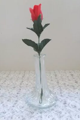 Vintage E.O. Brody #9289 Bud Vase 6  Tall 3-3/4  Dia. Wide Stable Base Excellent • $2.95