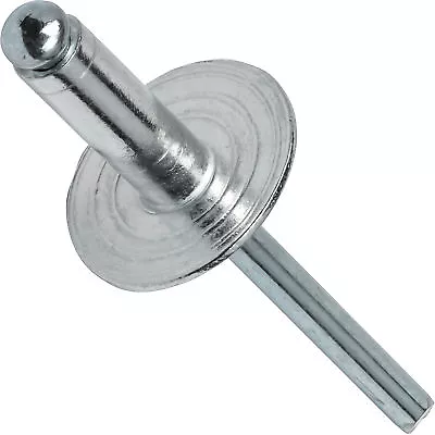 Large Flange Pop Rivets 3/16  X 3/8  Aluminum Body Steel Mandrel (6-6) Qty 50 • $13.09