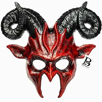 $39.95 • Buy Ram Horns Masquerade Mask Devil Cosplay Headdress Headpiece Halloween Costumes