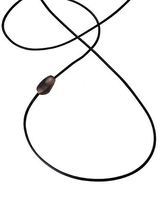 £16.19 • Buy BREIL Milano - BJ0223 SEEDS Leather Necklace, Necklace With Stainless Steel Pendant, NEW