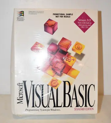 Microsoft Visual Basic Programming System For Windows Standard Edition 3.0 New • $99.99