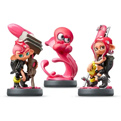 $129.98 • Buy ✅Fast Dispatch ✅Octoling Amiibo Triple Pack Splatoon 2 Boy + Octopus + Girl