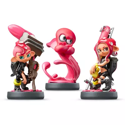 $129.98 • Buy ✅Fast Dispatch ✅Octoling Amiibo Triple Pack Splatoon 2 Boy + Octopus + Girl