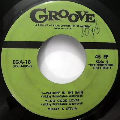 MICKEY & SYLVIA 45 EP Love Is Strange GROOVE Original Press Rn'B Cg 325 • $20