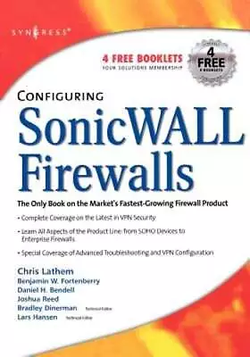 Configuring Sonicwall Firewalls By Dan Bendell: New • $62.97