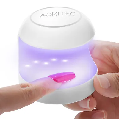 Nails Lamp Tips LED Light Potable Mini UV LED Lamp Nail Dryer Gel Nail Art Tool • $9.99