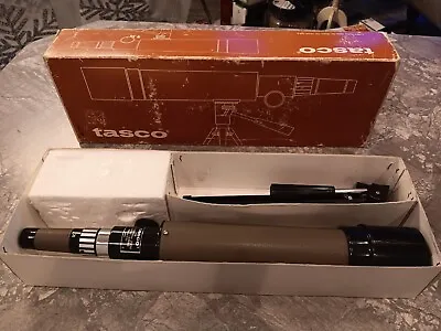 Vintage Tasco 19E Telescope With Stand 1983- Beautiful With Original Box • $80