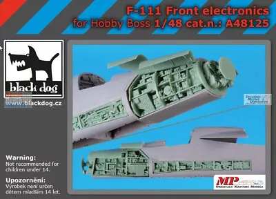 BLDA48125A 1:48 Black Dog F-111 Aardvark Front Electronics Bays (HBS Kit) • $40.74