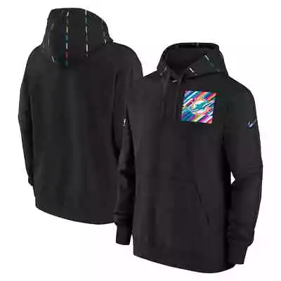 NEW 2023 Miami Dolphins Nike NFL Crucial Catch Club Pullover Hoodie Men's • $139.99