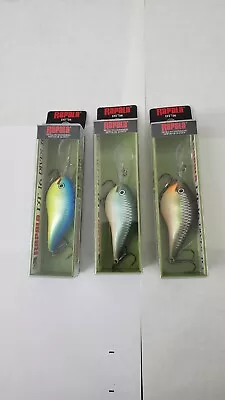 Rapal Dt-16 Deep Diving Crank Bait (lot Of 3) • $37.50