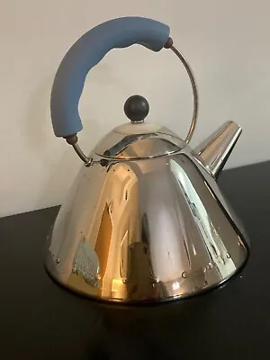ALESSI 1985 Stainless Hot Water Kettle By Michael Graves 18/10 Grade Modernist • $95.11