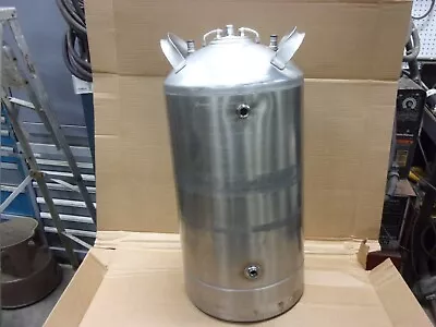 10 Gal. Pressure Tank Stainless Steel Vessel 130 Psi Soda Keg Home Brew Beer USA • $269.99