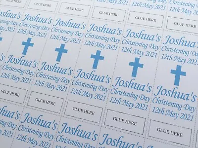 £3.39 • Buy 40 Personalised Christening/Baptism Sweets Wrappers ONLY Love Hearts Favour Mini