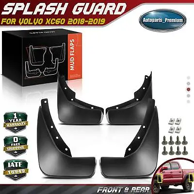 4 Mud Flaps Splash Guard Fender Car Mudguard Front Rear For Volvo XC60 2018 2019 • $28.19