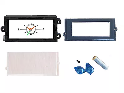 $229.95 • Buy NEW WHITE FACE 1971 1972 1973 Mustang Cougar Kit - Clock Plate Lens Filters