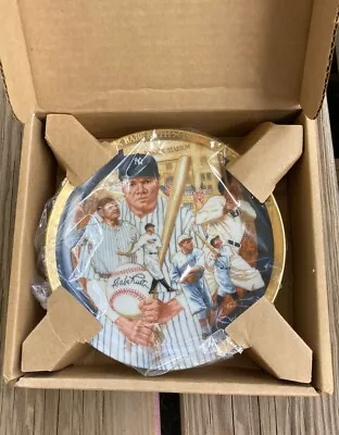 The Hamilton Collection 1992 Legendary Babe Ruth Yankees Plate Numbered • $15