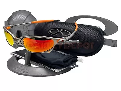 $799 • Buy ✅🕶️ Oakley Juliet X-metal Plasma/ruby Polarized W/x-metal Case Sunglasses (112)