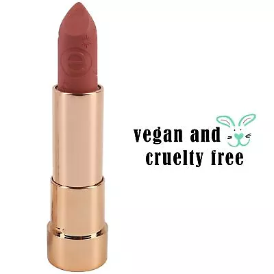 VEGAN COLLAGEN LIPSTICK Essence Caring My Mind Pink Shade Alcohol Free Vegan UK • £3.99