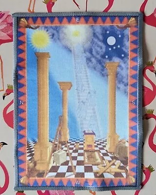 £2.50 • Buy Masonic 1st Degree Tracing Board Glasses Cloth. Reverse Is Microfibre. 12cmx17cm