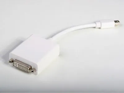 8 Inch Atlona Mini DisplayPort Male To DVI Female Cable Adapter For Mac (White)  • $5.99
