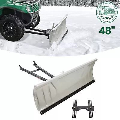 48  Adjustable ATV UTV Steel Snow Plow Kit For Polaris RZR 800 / 800 S 2008-2014 • $295