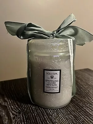 Voluspa Sparkling Cuvée 18 Oz Glass Jar Candle Natural Wicks And Coconut Wax • $25