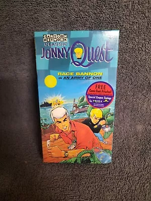 Jonny Quest Race Bannon An Army Of One VHS Cartoon Network 1996 • $15