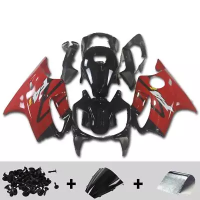 MS Red Black Injection Fairing W/ Tank Cover Fit For Honda 04-07 CBR600F4i A003 • $579.99