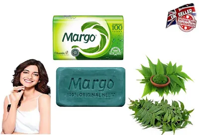 Margo Original Antibacterial Neem Leaves Vitamin E Moisturisers Soap 100g • £3.99
