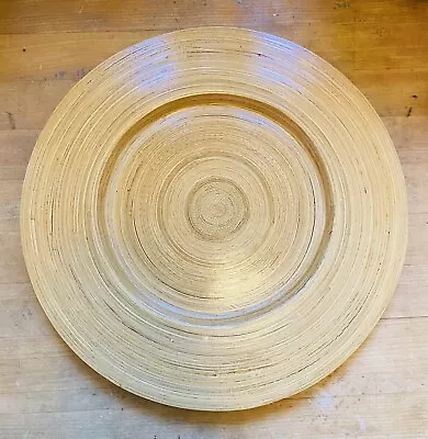 Pier 1 Bamboo CHARGER PLATE 13  Diameter • $5.99