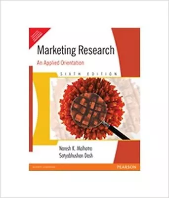 Marketing Research An Applied Orientation • $7.56