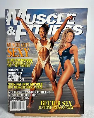 Muscle & Fitness Magazine  Muscle Gets Sexy  Lenda Murray/monica Brant Cover 97 • $10