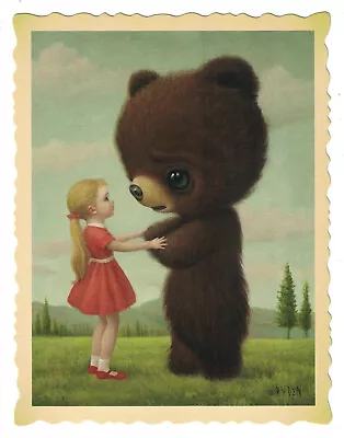 Mark Ryden  Goodbye Bear  Postcard Perfect For Framing The Tree Show • $11.95