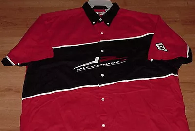 Dale Earnhardt Jr. Pit Crew Shirt 3XL Nascar Full Button Up Embroidered Logos • $22.99