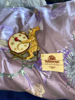 $89.99 • Buy GORHAMN Vaillancourt Folk Art Rabbit Bunny With Drum 1987 VFA-2