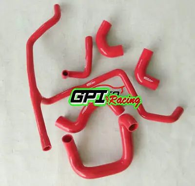 Silicone Radiator Hose Kit For BMW E30 M20 325 325i 6cy 1988-1993 89 90 91 RED • $58